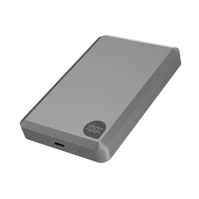 2026 Qi2 Semi-solid State Battery 10000mAh PD20W Fast Charging Magnetic Wireless Power Bank with Digital Display Li-polymer