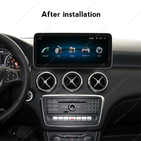 MEKEDE Stock UE Livraison Gratuite Système Linux Autoradio Lecteur Multimédia avec Kit de Câblage pour Benz Classe A GLA CLA 10,25 Pouces