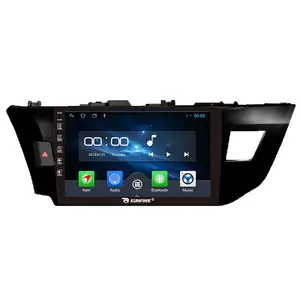 เครื่องเสียงรถยนต์ระบบนำทาง GPS,เครื่องเสียงรถยนต์สำหรับ Toyota Levin 2013-2018 10.1นิ้วระบบสอง Din 2 Din Octa-Core