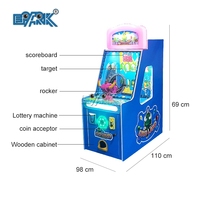 Machine de jeu vidéo d'arcade à monnayeur pour enfants, tir de balles, pour centre de divertissement pour enfants, à vendre