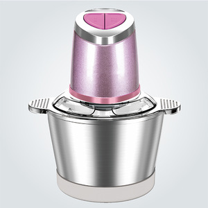 Food Processor 3L Glass Cup Multiple Blades Electric Meat Grinder <b>Vegetable</b> <b>Chopper</b> Garlic Peeler Household Kitchen Appliance - Product Image 3