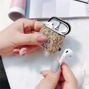 Fundas protectoras <span class=keywords><strong>de</strong></span> lujo con diamantes para <span class=keywords><strong>Airpods</strong></span> 1 <span class=keywords><strong>2</strong></span> 3 4 <span class=keywords><strong>Pro</strong></span> <span class=keywords><strong>2</strong></span> 3, carcasa para auriculares, funda para auriculares inalámbricos - Product Image 2