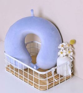 Oreiller de voyage en coton personnalisé en forme de U, coussin de soutien doux, impression sérigraphiée, LOGO personnalisé, cadeau promotionnel pour magasin - Product Image 4