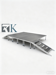 เวทีอลูมิเนียมอัลลอยแบบเคลื่อนย้ายได้สำหรับงานหนัก เหมาะสำหรับคอนเสิร์ต งานแต่งงาน และงานกลางแจ้ง - Product Image 2