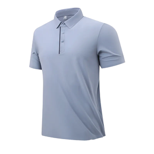 Camisetas de Golf para Hombre de Primera Calidad, Dropshipping, Logotipo Personalizado, Cuello Camisero, Manga Corta, Nailon, Spandex, Antiarrugas - Product Image 4