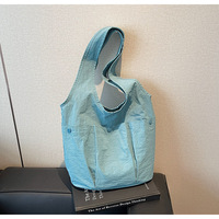 Sac fourre-tout en toile grande capacité avec logo personnalisé, sac à bandoulière en coton durable pour femmes, sac de shopping réutilisable et écologique, vente en gros