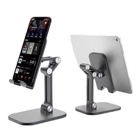 Soporte de Aleación Plegable y Ajustable 90° para Teléfono Móvil, Trípode de Mesa Portátil, ¡Venta Caliente!