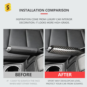 Accessoires <span class=keywords><strong>de</strong></span> <span class=keywords><strong>garniture</strong></span> <span class=keywords><strong>de</strong></span> <span class=keywords><strong>frein</strong></span> à main intérieur en fibre <span class=keywords><strong>de</strong></span> carbone véritable ES N-BC-150 pour Benz <span class=keywords><strong>Classe</strong></span> <span class=keywords><strong>A</strong></span> B pour modèles <span class=keywords><strong>Mercedes</strong></span> B - Product Image 5