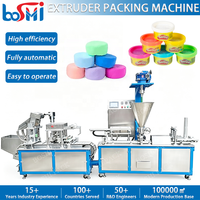 Machine d'emballage horizontale automatique pour le remplissage et l'emballage de tasses de pâte à modeler ultralégère et de pâte à modeler colorée