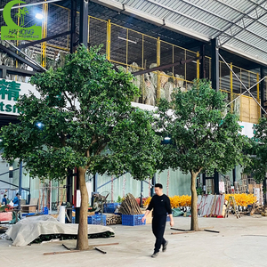 Árvores Artificiais de Carvalho e Ficus em Fibra de Vidro em Tamanho Real, Resistentes a Raios UV, para Decoração Externa – Venda Quente Direto da Fábrica - Product Image 6