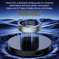 Anneau intelligent Yawell Factory pour hommes et femmes, suivi de la fréquence cardiaque, du sommeil, de la santé et de la forme physique, en alliage de titane, vibration nordique, pour iOS et Android