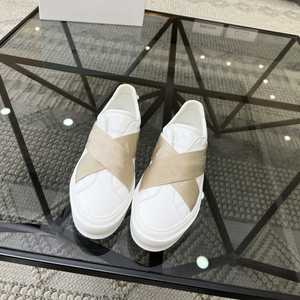 Baskets décontractées pour hommes en cuir de vachette véritable avec bande élastique, légères, antidérapantes, tendance, style skate, Guangdong - Product Image 3