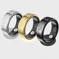 Anillo Inteligente de Moda, Monitor de Salud de Acero, Podómetro, Monitor de Sueño, Control por Gestos, Control Remoto para Fotos y Videos, OEM