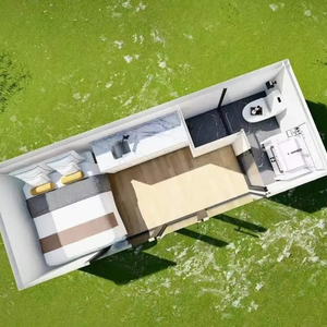 Villa Préfabriquée Moderne, Mini-Villa Portable, Bureau Mobile, Location de Vacances, Cabane de Luxe en Conteneur Sandwich en Acier - Product Image 2