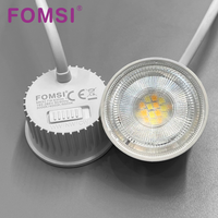 FOMSI 3CCT LED Module d'interrupteur à glissière 7W Spot Led Module Ampoule GU10 MR16 LED Type fendu Source de lumière LED remplaçable