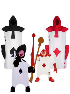 Fille garçon Halloween Poker mascotte dessin animé guerrier Cosplay drôle Costume pour adulte chevalier - Product Image 4