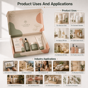 Scatola di Spedizione in Carta Personalizzata OEM ODM, Cartone Ondulato Resistente con Logo per Imballaggio Cosmetico e PR per Piccole Imprese - Product Image 2