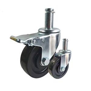 4-Zoll-Lenkrollen, 100mm Durchmesser, 32mm Breite, ohne Bremse, glattes und langlebiges Lenkrad für Lager - Product Image 2