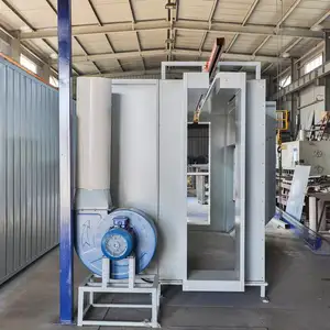 AILIN Full Automatic Powder Coating Line For Spray Painting Metal Furniture With Gas Oven