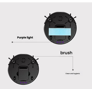 <span class=keywords><strong>Robot</strong></span> <span class=keywords><strong>aspirateur</strong></span> compact 2400 mAh, longue autonomie, évitement automatique des obstacles, balayage et lavage, prix de gros, sans MOQ - Product Image 3