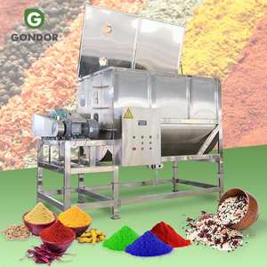 Mélangeur à ruban horizontal à double hélice avec chauffage pour poudres sèches (100, 500, 1000, 2000 kg) – Idéal pour les engrais - Product Image 1