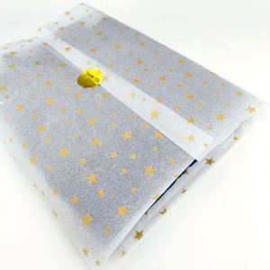 Papel de regalo impreso con logotipo de marca de 17g, papel tisú de tamaño personalizado con logotipo de la empresa - Product Image 3