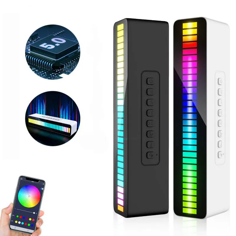 2023 RGB LED Light Pick-up Sound Stereo Audio Bluetooth Speakers Adapterization Soundbar Wireless Speaker with Colorful Light