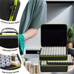 Awlison GTOG-020 1680D+EVA Bouteille <span class=keywords><strong>de</strong></span> stockage <span class=keywords><strong>de</strong></span> graines portable à 48 compartiments et <span class=keywords><strong>sac</strong></span> <span class=keywords><strong>de</strong></span> stockage <span class=keywords><strong>de</strong></span> céréales pour fournitures <span class=keywords><strong>de</strong></span> jardin - Product Image 2