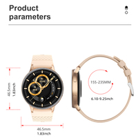 Montre connectée unisexe SENBONO S53 OLED IP67, répondre aux appels, suivi sportif et de forme physique, contrôle de la musique, compatible Android et iOS