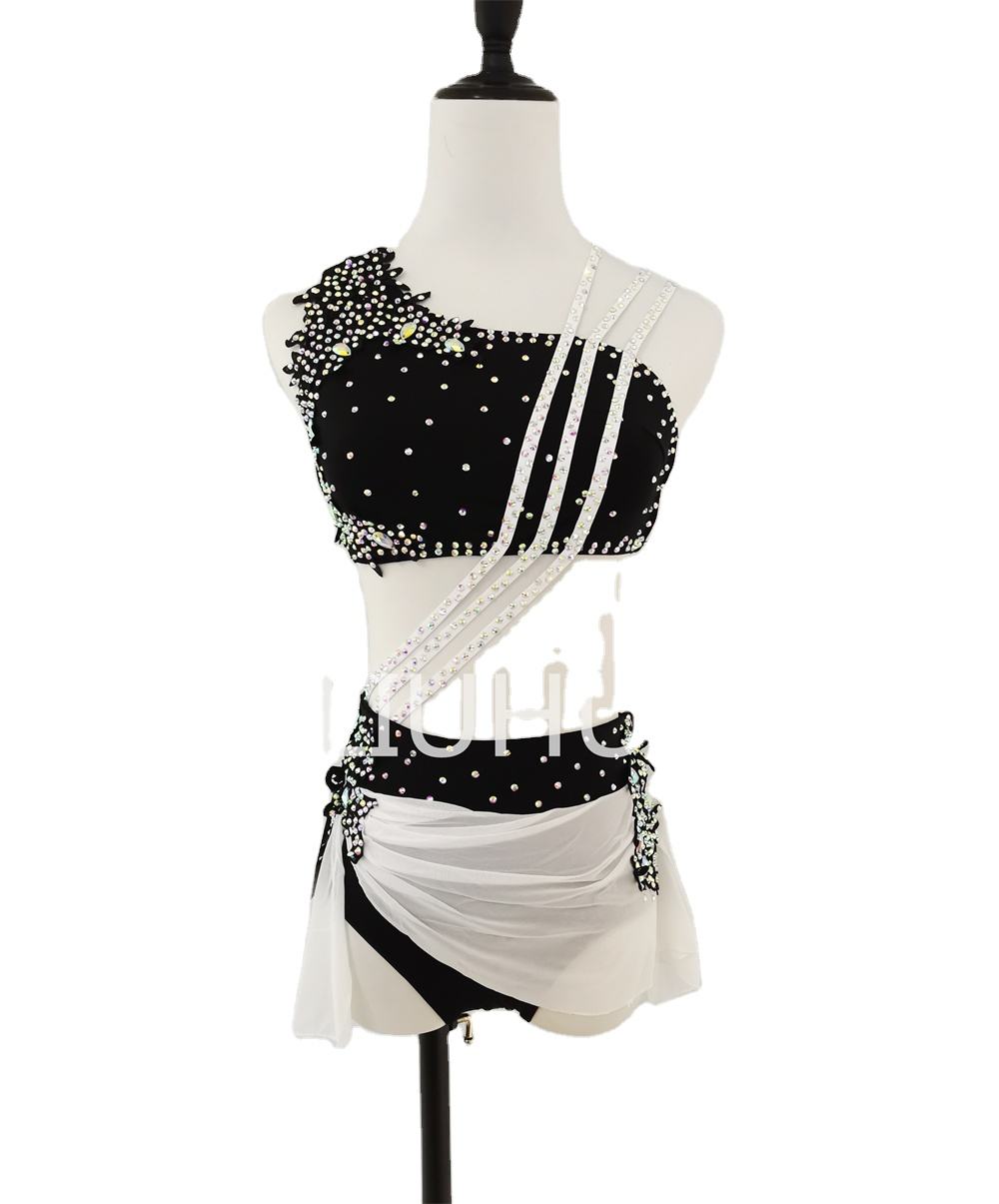 Jazz Dance Costumes Sequin Fringe Dresses for Women Girls