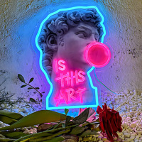 Enseigne néon LED personnalisée avec logo UV, lettres en acrylique lumineuses pour publicité intérieure, magasin, salon, mariage, anniversaire, décoration murale