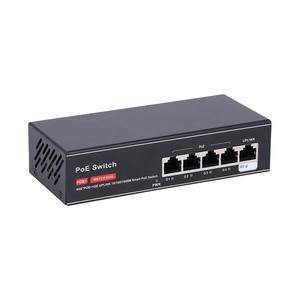 สำหรับกล้องวงจรปิด 4 พอร์ต RJ45 + 1 พอร์ตอัปลิงค์ สมาร์ท PoE กิกะบิตสวิตช์ 10/100/1000M สวิตช์เครือข่าย AI - Product Image 4