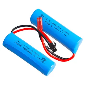 Factory 3.7V 1500mAh cylindrical RC helicopter car boat li-ion batteries operated toys 18650 li ion battery