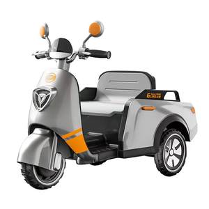 Оптовая продажа, детская ручная Ручка вращения, электрический мотоцикл с батарейкой, Детская электрическая игрушка, трехколесный мотоцикл, автомобиль - Product Image 1