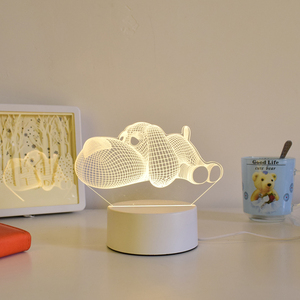 Lámpara Nocturna Eléctrica LED Contemporánea, Regalos Promocionales de San Valentín, Luces Creativas 3D Personalizadas, Ilusión LED Acrílica - Product Image 2