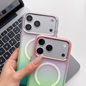 Funda Magnética Degradada Mate al por Mayor para iPhone 17 15 16 Pro Max 17 Air, Carga Inalámbrica, Delgada, Antigolpes, Carcasa Rígida - Product Image 4