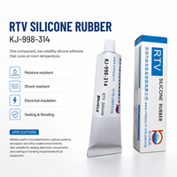 Colle électronique pour montage KEJIA KJ-998-314, adhésif silicone à faible volatilité, mastic OA pour équipement, étanche à l'humidité et aux chocs