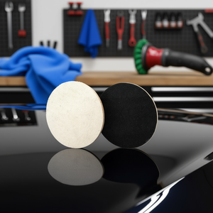 Disque de polissage en feutre Velcro Fervi, 6 pouces, rond, pour le detailing automobile - Product Image 3