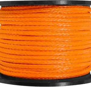 RIOOP High Strength 6mm/8mm/10mm/12mm Marine Sailing Mooring Dynema Rope Hollow 12 Strands Braided UHMWPE Rope