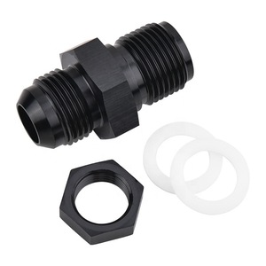 Conectores Adaptadores de Combustible AN6 AN8 AN10 AN12 de Metal Negro para Uso en Motores Automotrices - Product Image 5