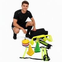 Produit phare à prix abordable : Ensemble d'entraînement de vitesse et d'agilité pour le football et les sports, comprenant une échelle d'agilité et un ensemble de cônes