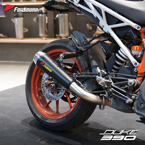 Forsound Precio de Fábrica al por Mayor KTM Duke390 RC390 Estilo Arrows Silenciador de Escape de Competición Negro de Acero Inoxidable 2018 <span class=keywords><strong>2021</strong></span> - Product Image 4
