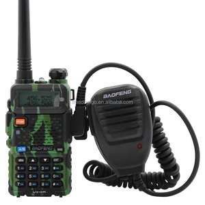 Micrófono de Mano con Altavoz para Walkie Talkie Baofeng, Micrófono PTT con Auricular Tipo K para Accesorios UV-5R BF-888S - Product Image 6