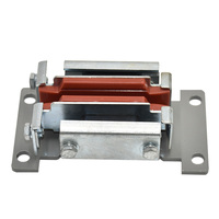 FUYIDE FYD-847R Patin de guidage de contrepoids d'ascenseur industriel, rail auxiliaire, pièces de rechange pour ascenseur, revêtement métallique en polymère de haute qualité 15x14x13CM
