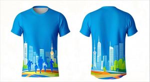 Wholesale Blank Breathable 100% <b>Polyester</b> Quick Dry Eco-Friendly Custom Printing New Short Sleeve Sublimation Men <b>Tshirt</b> - Product Image 5