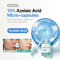 Sérum facial à l'acide azélaïque à 10%, à l'acide kojique et à l'arbre à thé, anti-âge, réducteur de rides, acide hyaluronique hydratant, soin des taches, soins de la peau coréens