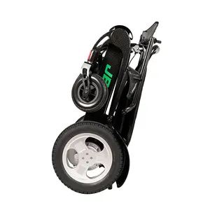 Material Electrical Wheelchair Lightest Fastest High Level Power Large Wheel Carbon Fiber Folding Disabled Person Elderly 8