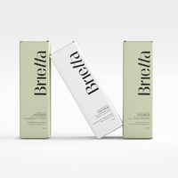 Boîte d'emballage cosmétique minimaliste personnalisée, écologique, en carton de luxe, pour maquillage, soins de la peau, boîtes en papier pour produits de beauté