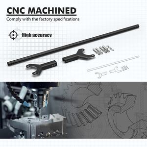 Juego de Barras de Refuerzo Traseras de Acero con Recubrimiento en Polvo Bevinsee para <span class=keywords><strong>BMW</strong></span> <span class=keywords><strong>E46</strong></span> 323i 325i 328i <span class=keywords><strong>330i</strong></span> <span class=keywords><strong>2001</strong></span> 2002 2003 2004 2005 2006 - Product Image 4