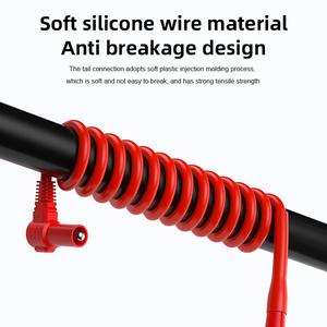 Sonda de Cobre Puro Reemplazable BST-951-JP con Resorte y Cables de Prueba de Silicona Súper Suave para Multímetros Digitales - Product Image 5